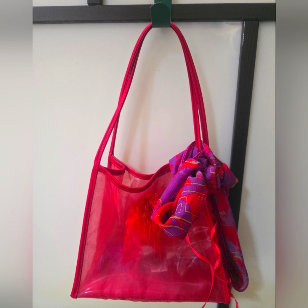 RED VYNIL BAG
